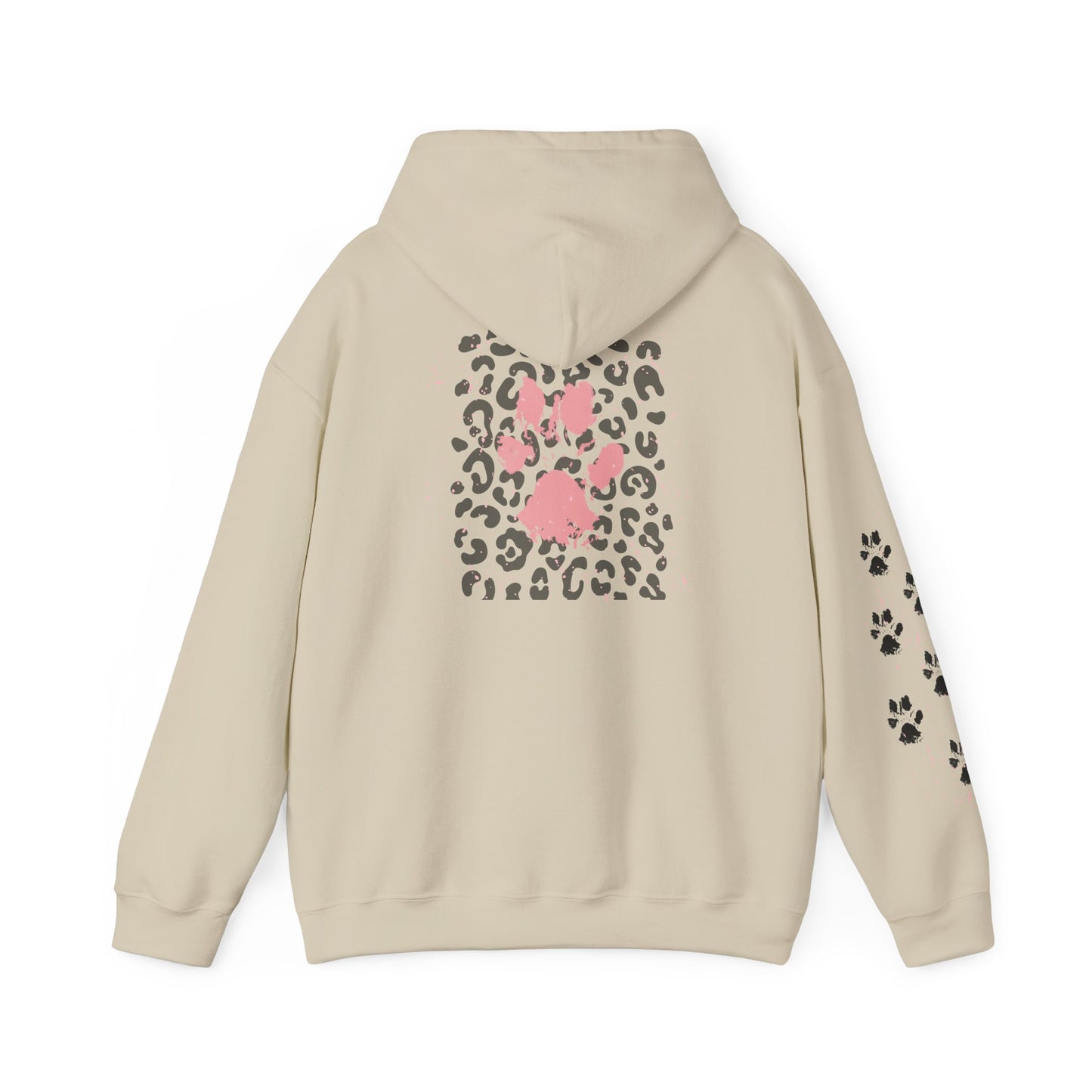 Cheetah Print Hooded Sweatshirt