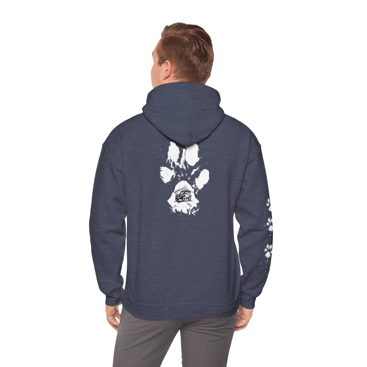 Jeep Paw Print Hoodie Sweatshirt