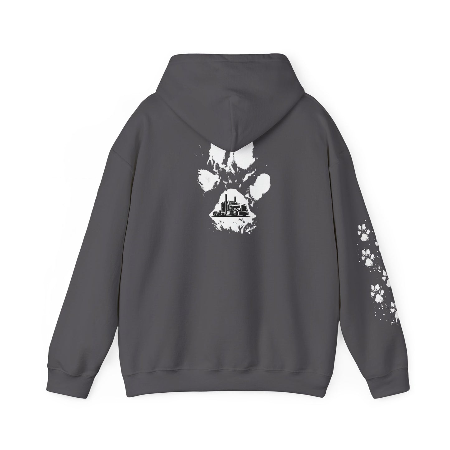 Trucker Paw Print Hoodie