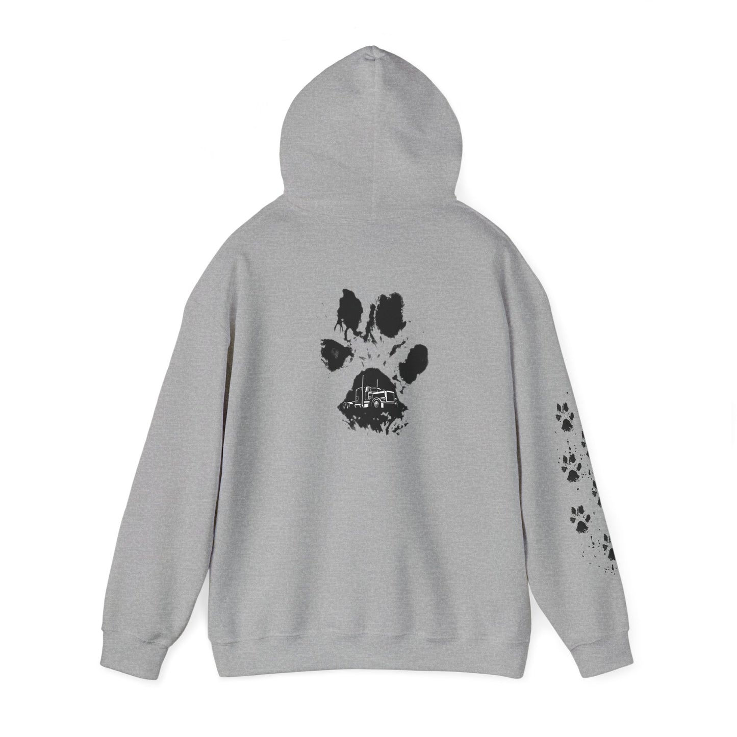 Trucker Paw Print Hoodie