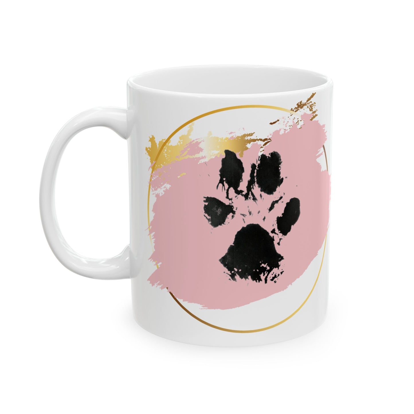 Elegant Abstract Art Ceramic Mug - Perfect for Coffee Lovers