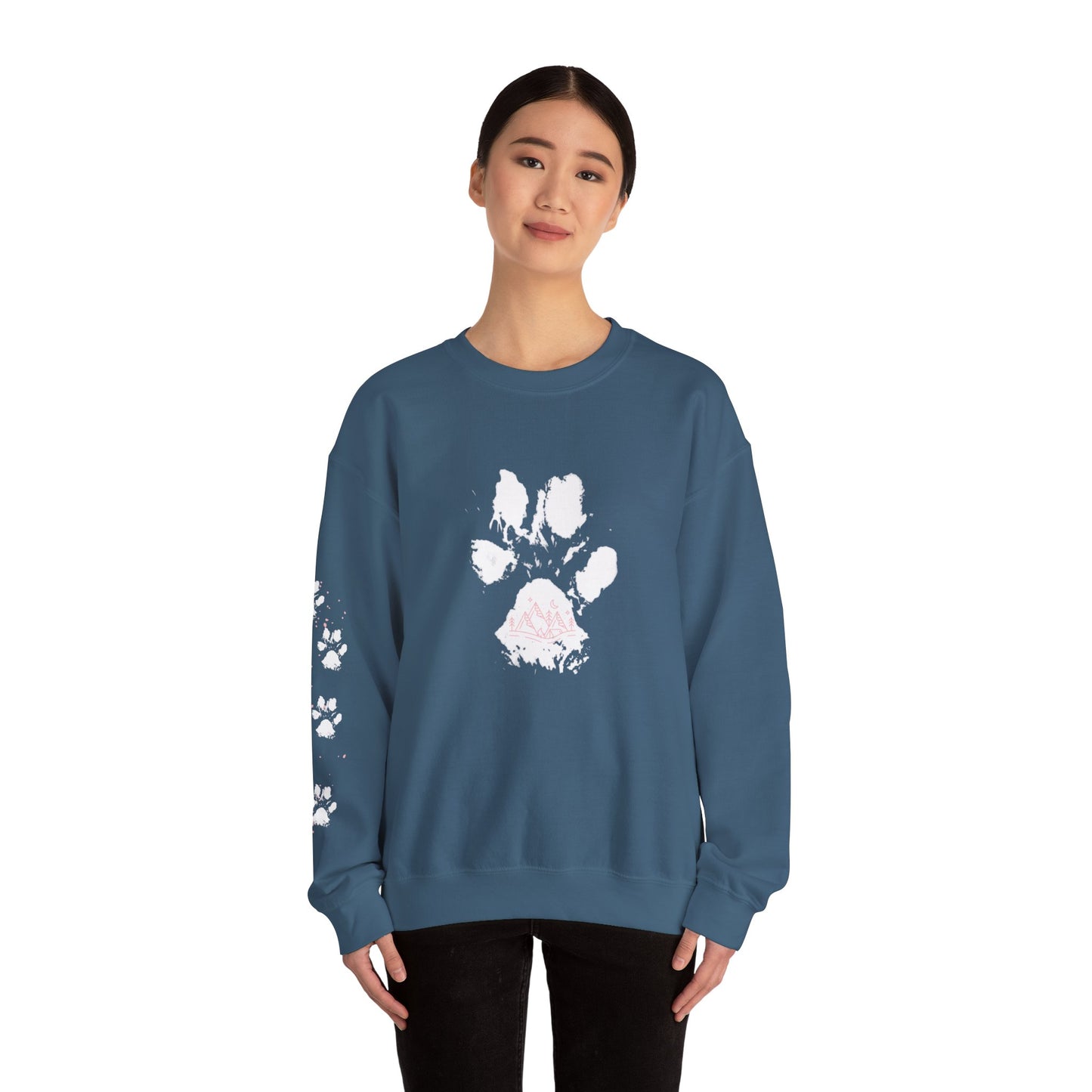 Mountain Paw Print Sweatshirt