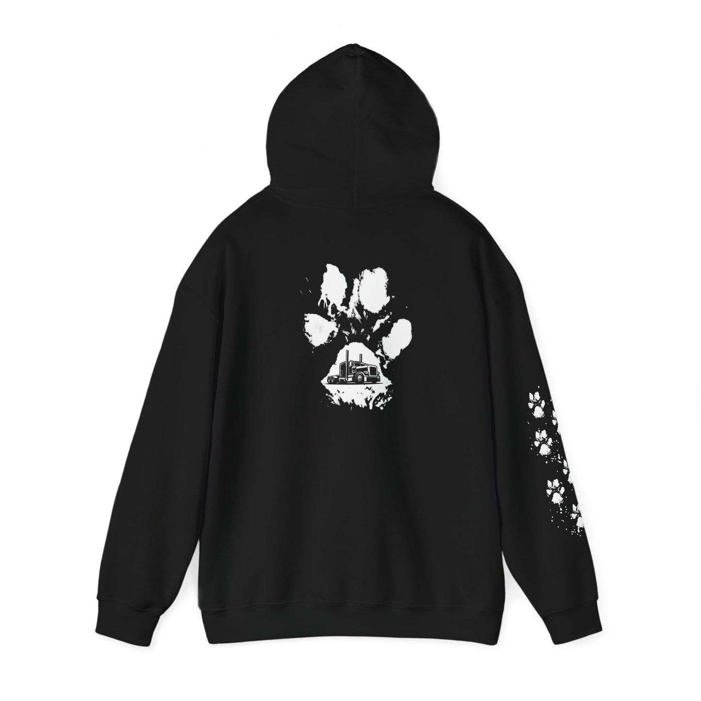 Trucker Paw Print Hoodie