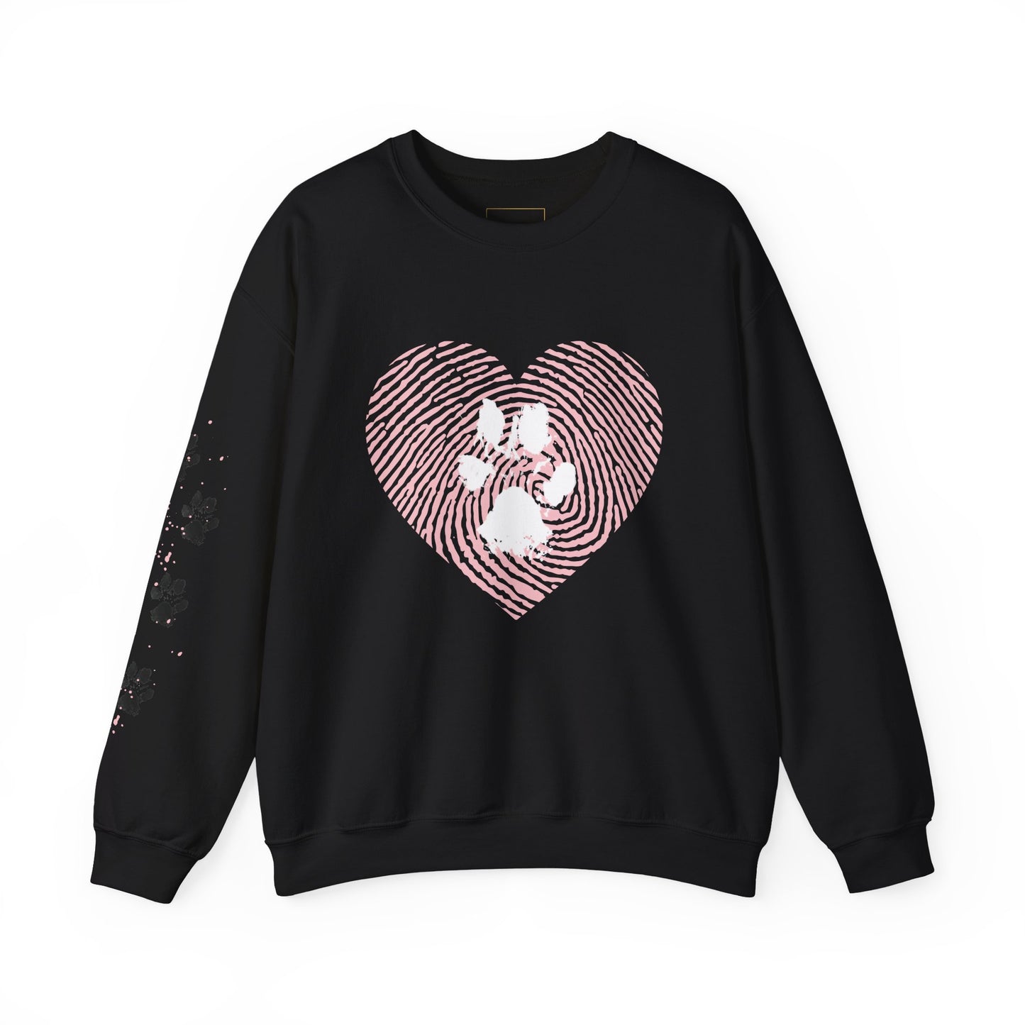 Heart Thumbprint Paw Print Sweatshirt