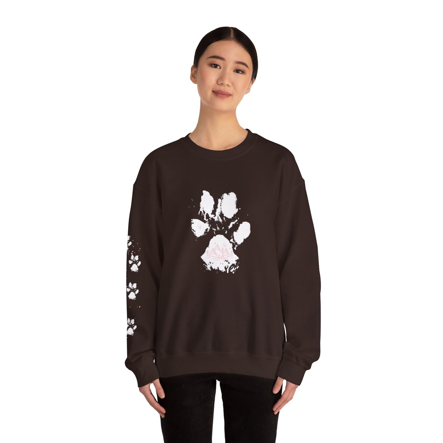 Mountain Paw Print Sweatshirt