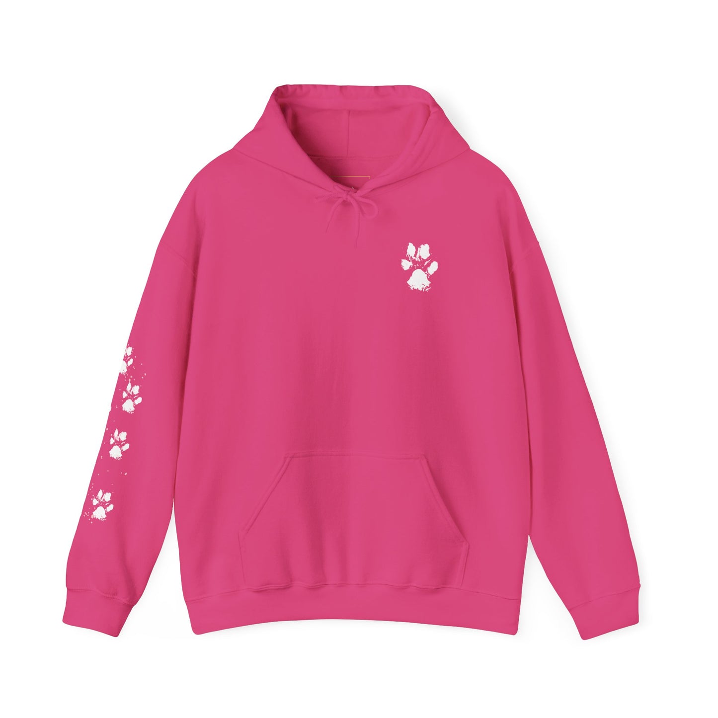 Paw Print Unisex Hooded Sweatshirt - Perfect for Pet Lovers