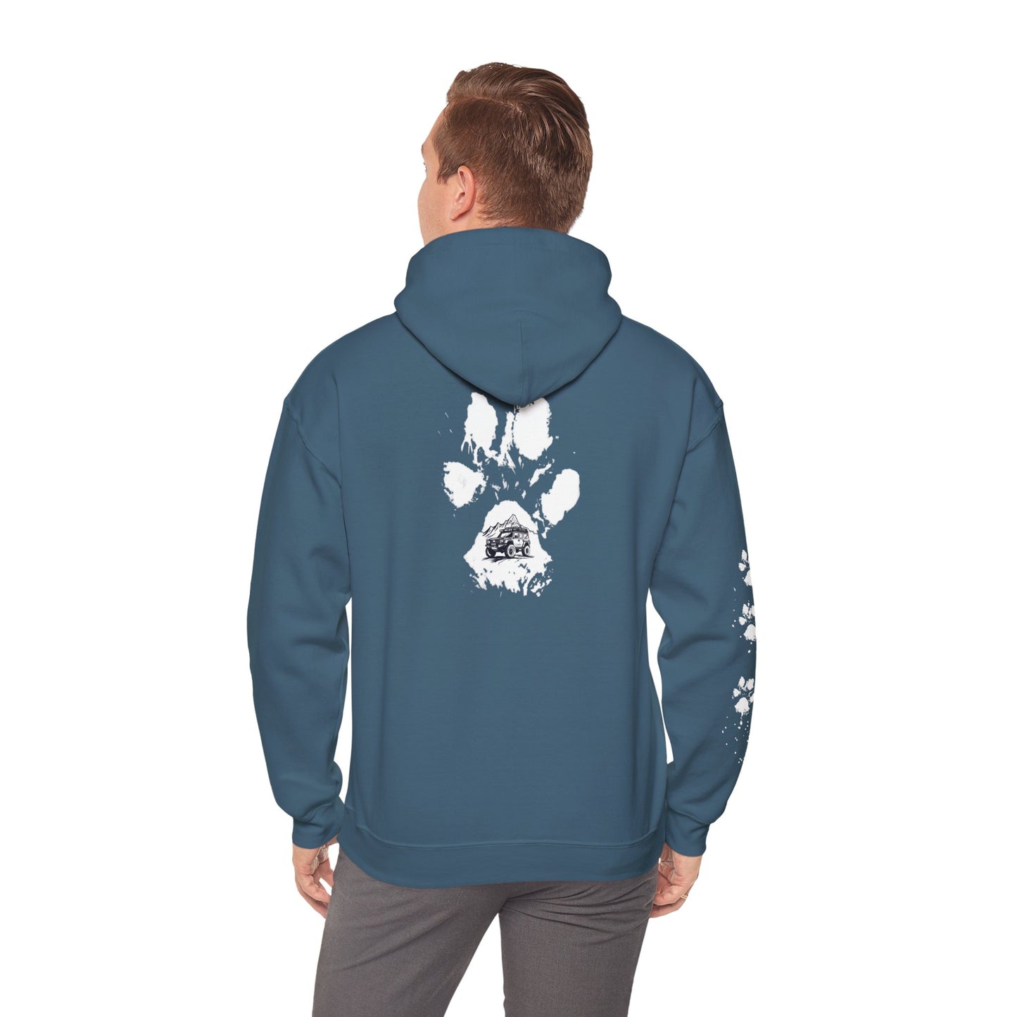 Jeep Paw Print Hoodie Sweatshirt