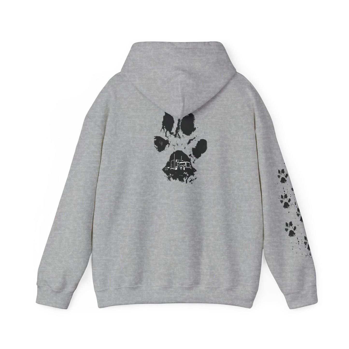 Trucker Paw Print Hoodie