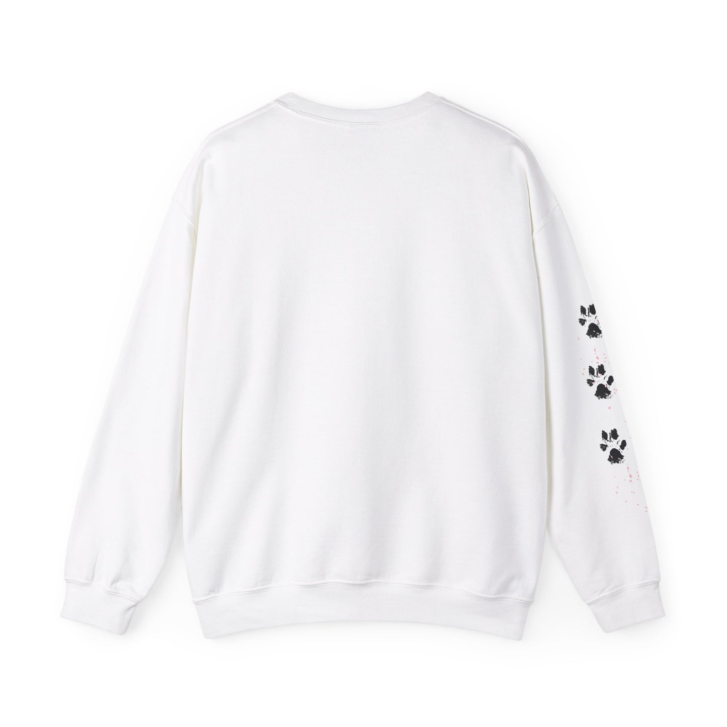 Paw Print advocate, rescue, foster, adopt.  Unisex Heavy Blend™ Crewneck Sweatshirt