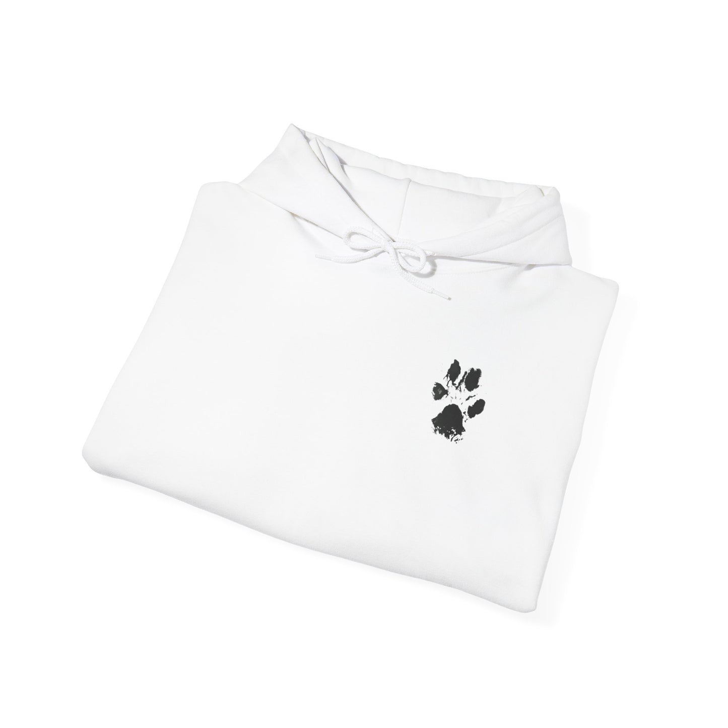 Paw Print Unisex Hooded Sweatshirt - Perfect for Pet Lovers