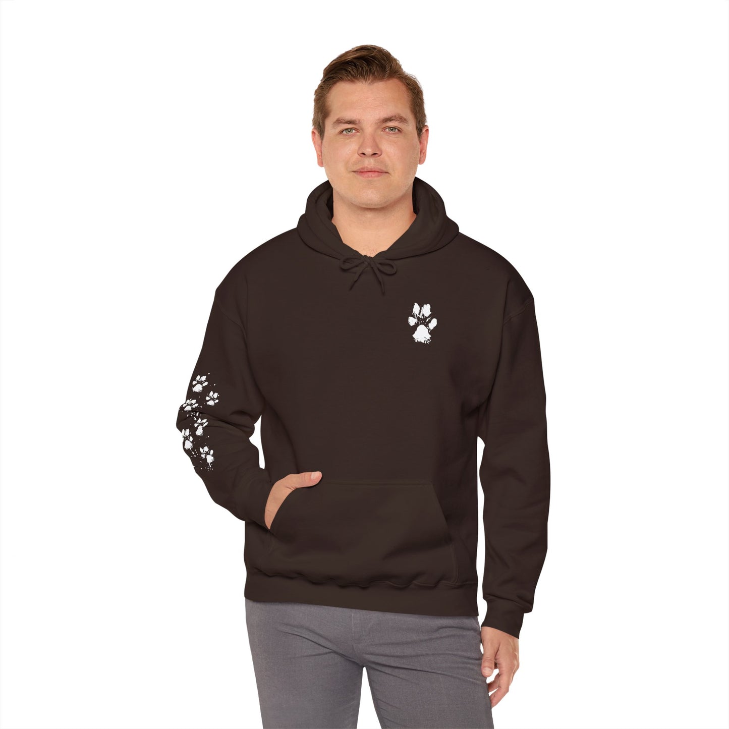 Trucker Paw Print Hoodie