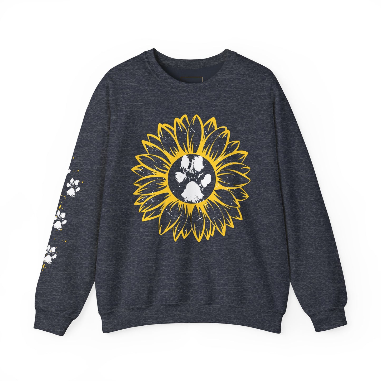 Sunflower Paw Print Sweatshirt