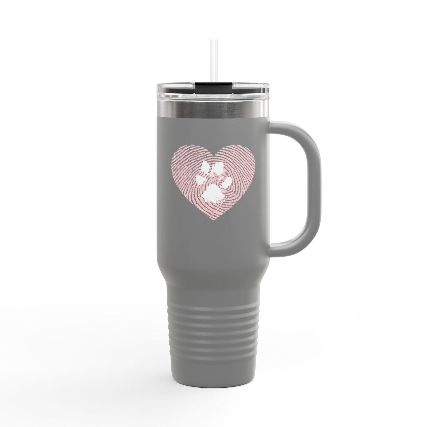 Heartfelt Insulated Travel Mug - 40oz Love Design