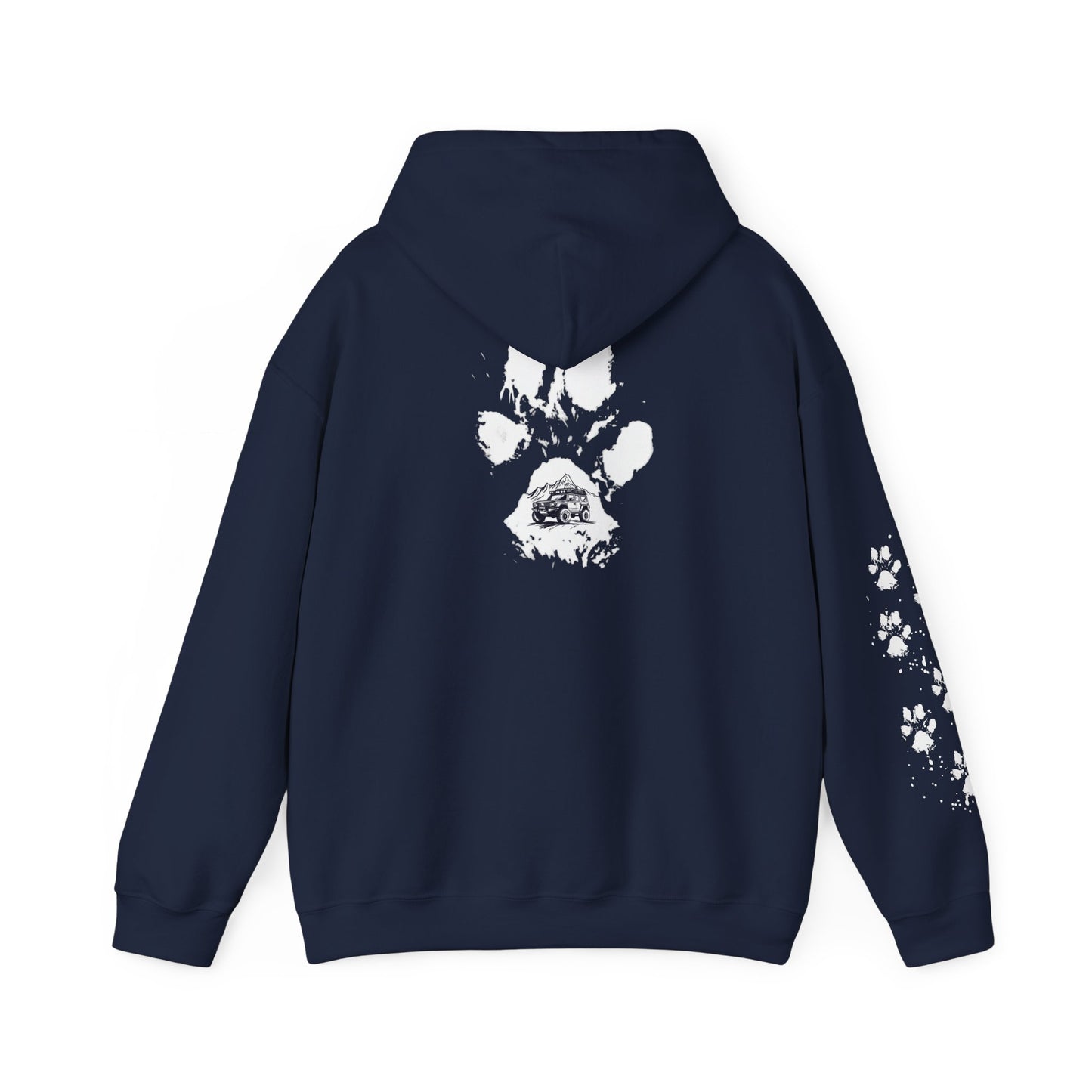 Jeep Paw Print Hoodie Sweatshirt