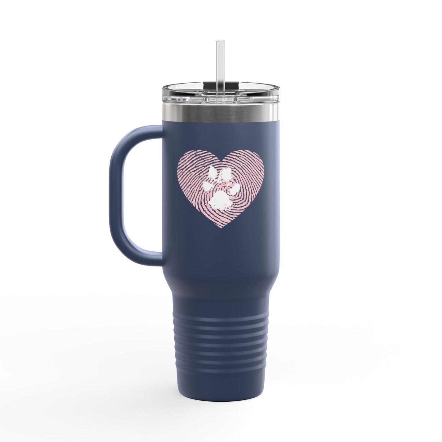 Heartfelt Insulated Travel Mug - 40oz Love Design