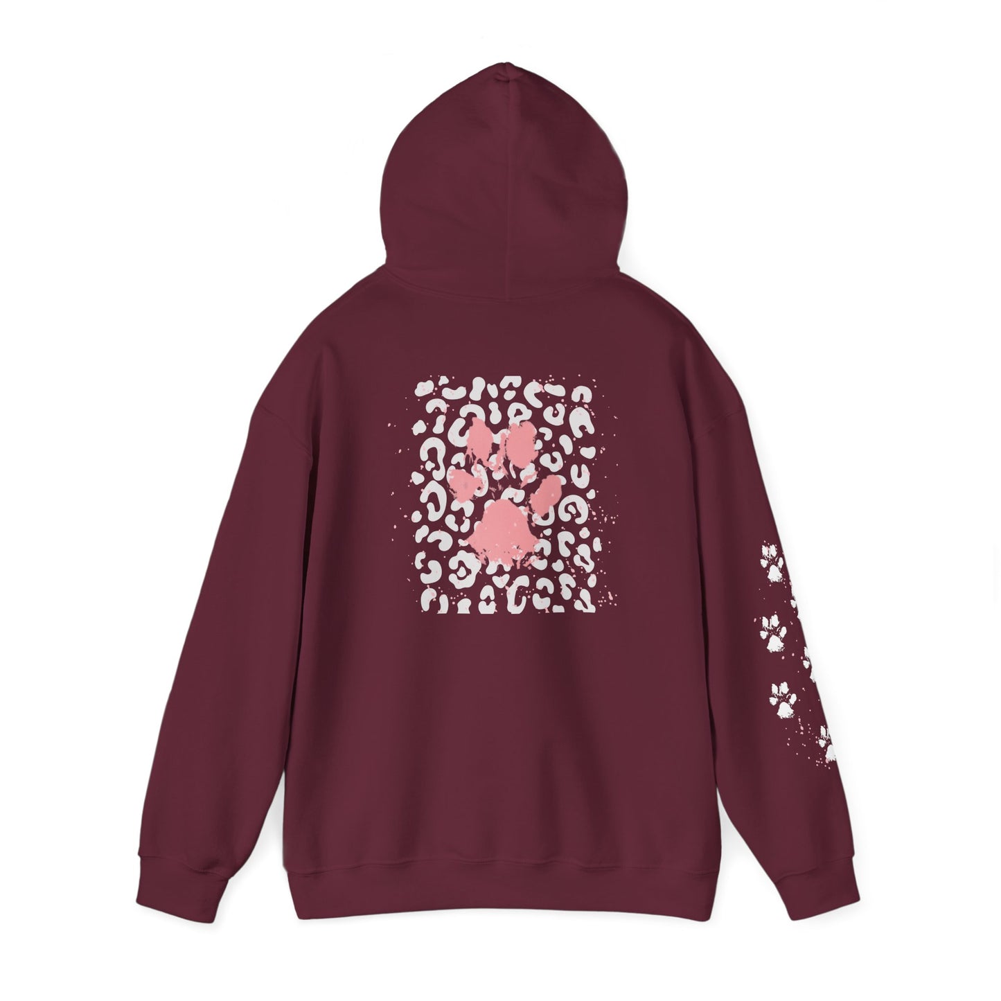 Cheetah Print Hooded Sweatshirt