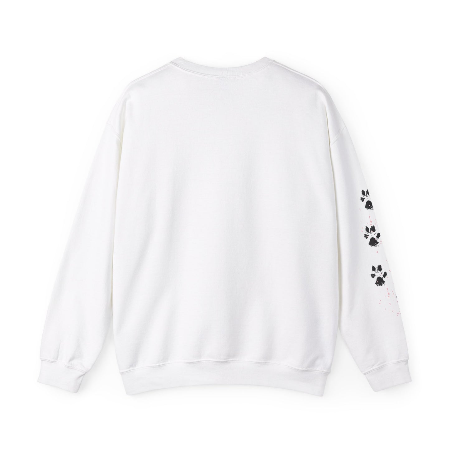 Leopard Print Paw Print Sweatshirt for Animal Lovers