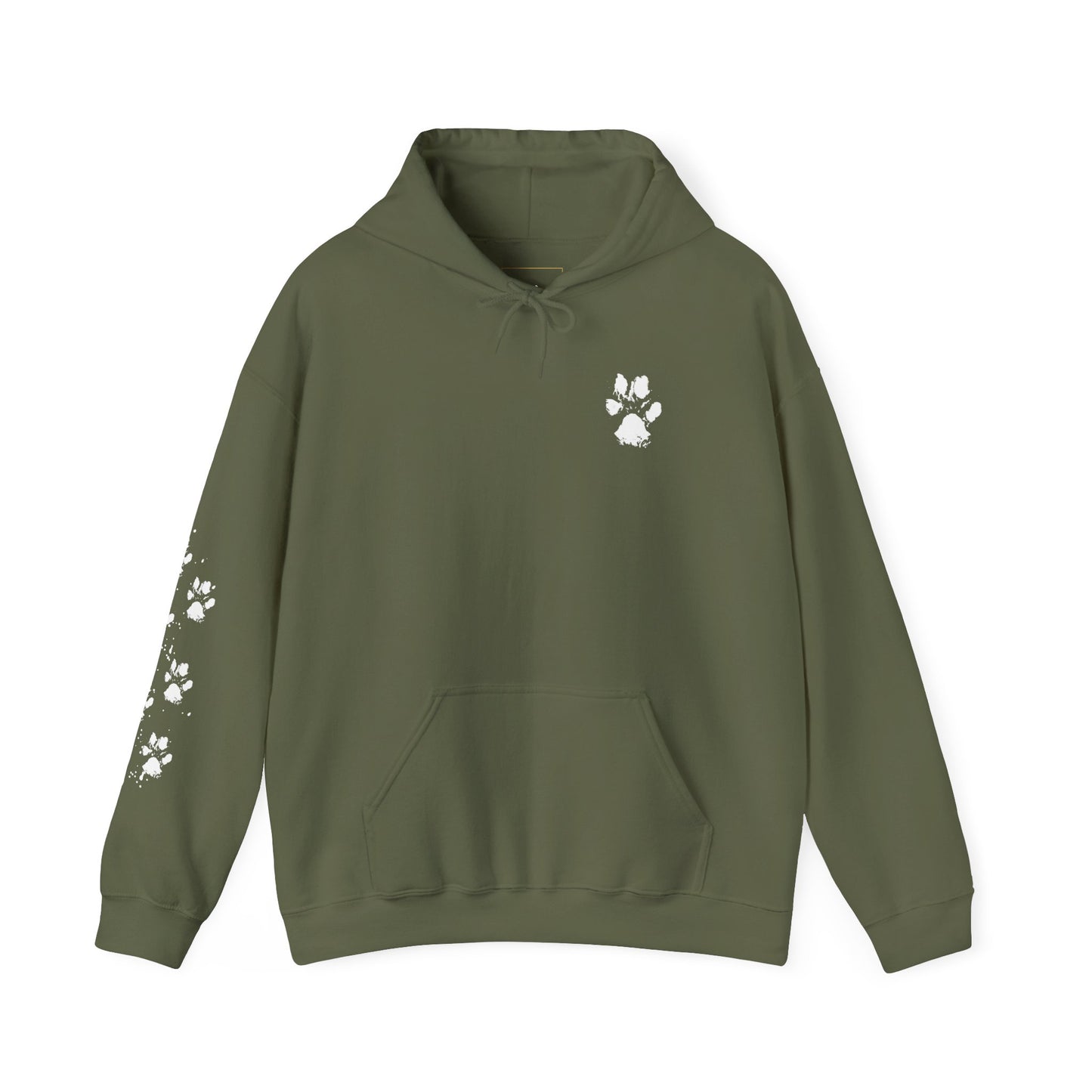 Paw Print Unisex Heavy Blend™ Hooded Sweatshirt - Cozy & Stylish Animal Lover's Gear