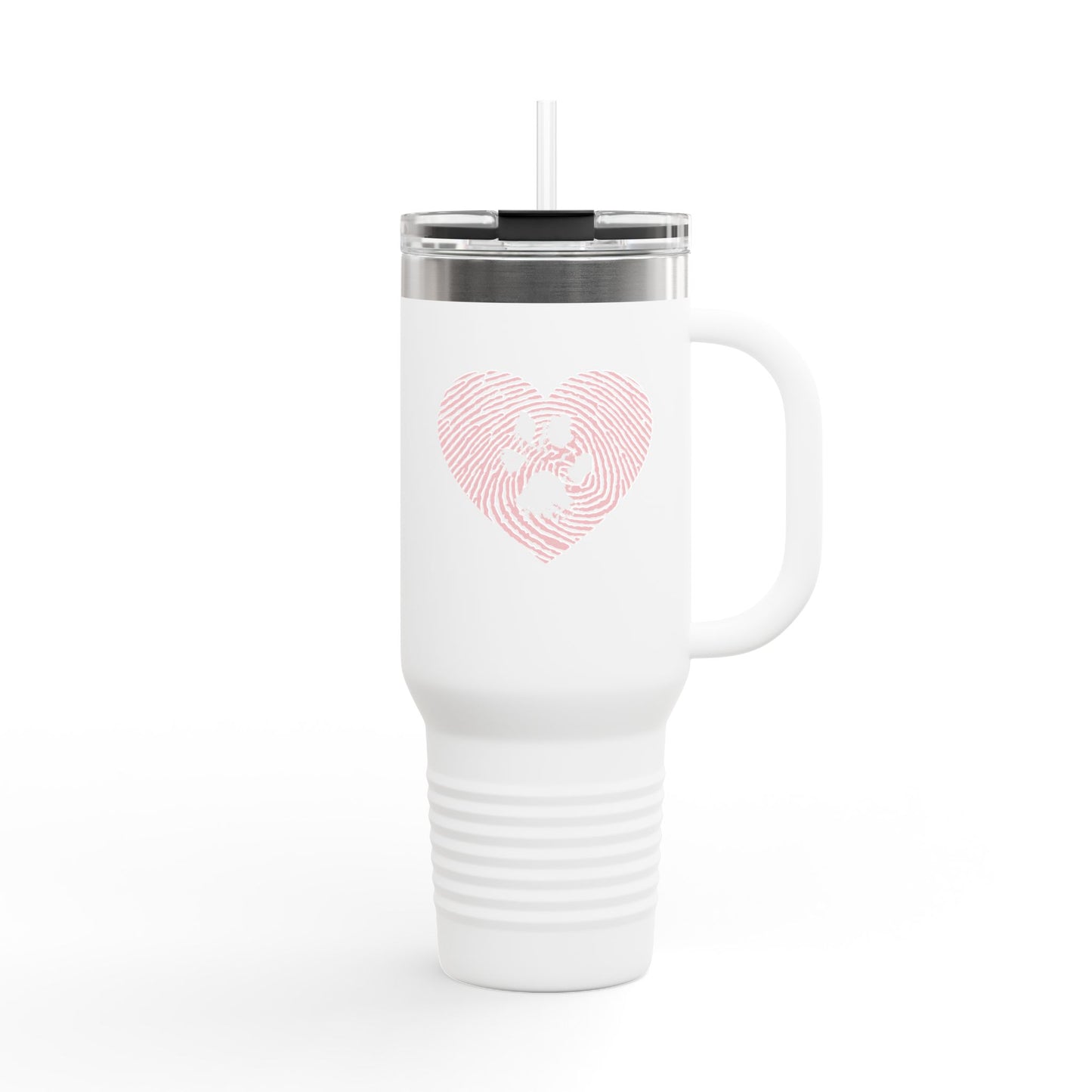 Heartfelt Insulated Travel Mug - 40oz Love Design