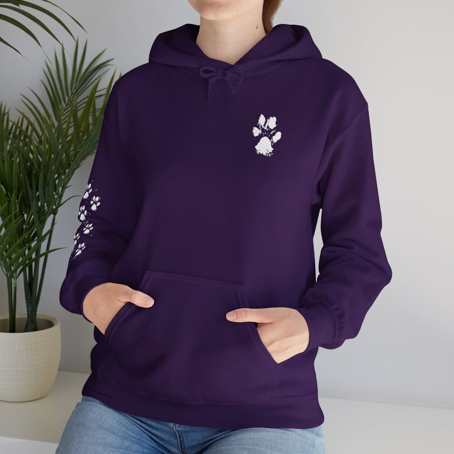 Trucker Paw Print Hoodie