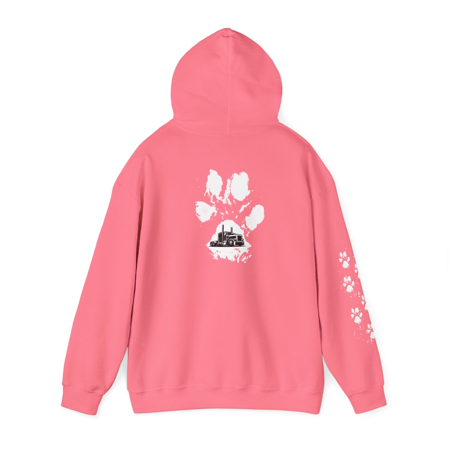 Trucker Paw Print Hoodie