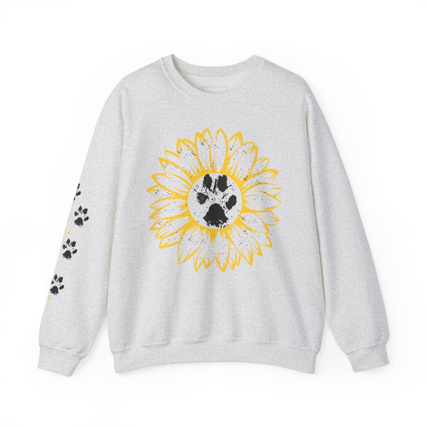 Sunflower Paw Print Sweatshirt