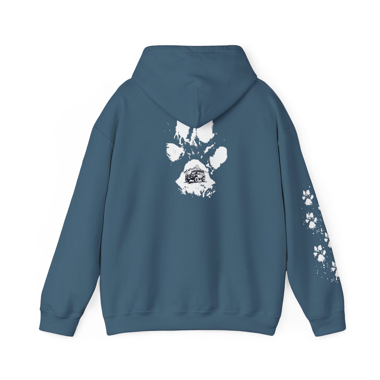 Jeep Paw Print Hoodie Sweatshirt