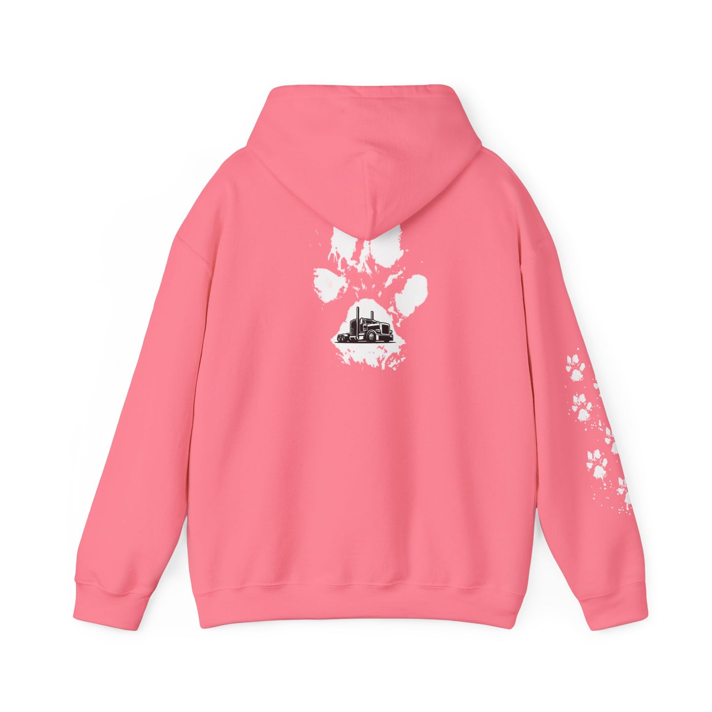 Trucker Paw Print Hoodie