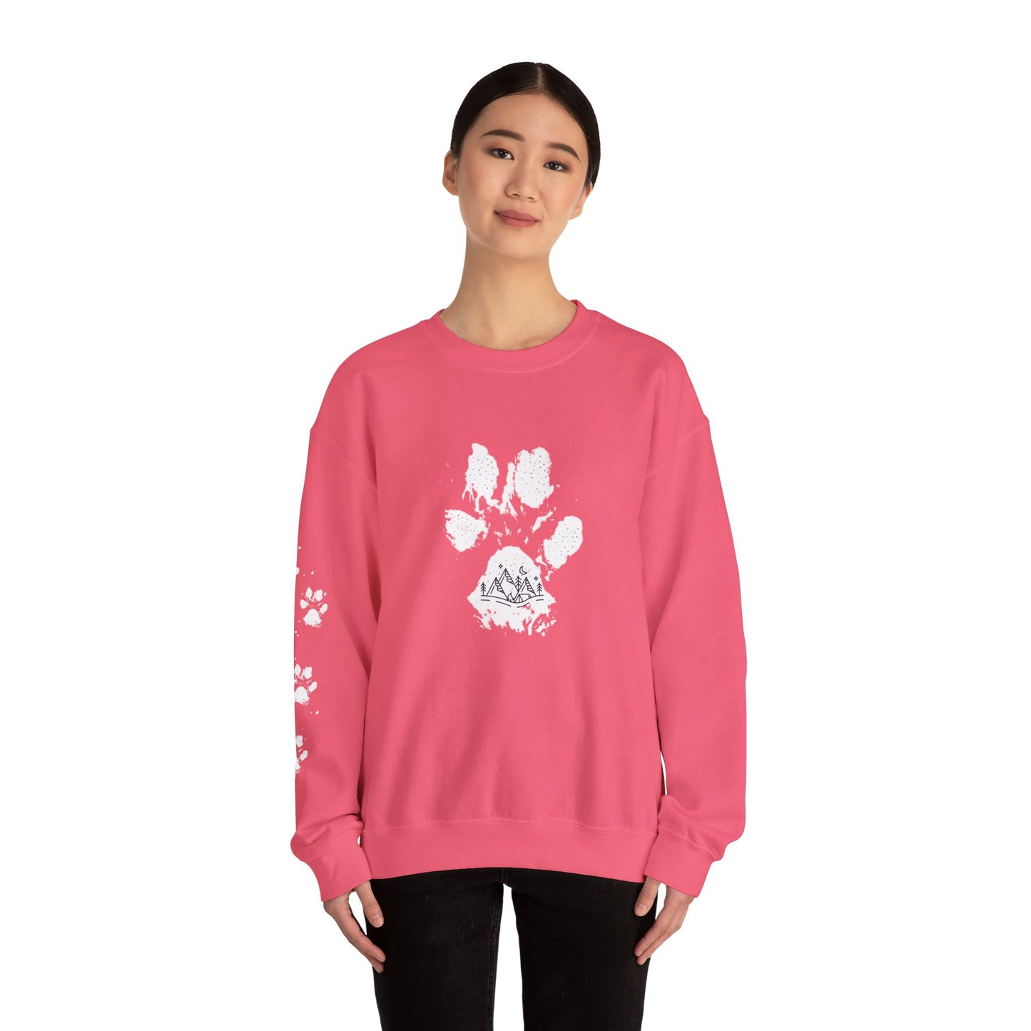 Mountain Paw Print Sweatshirt