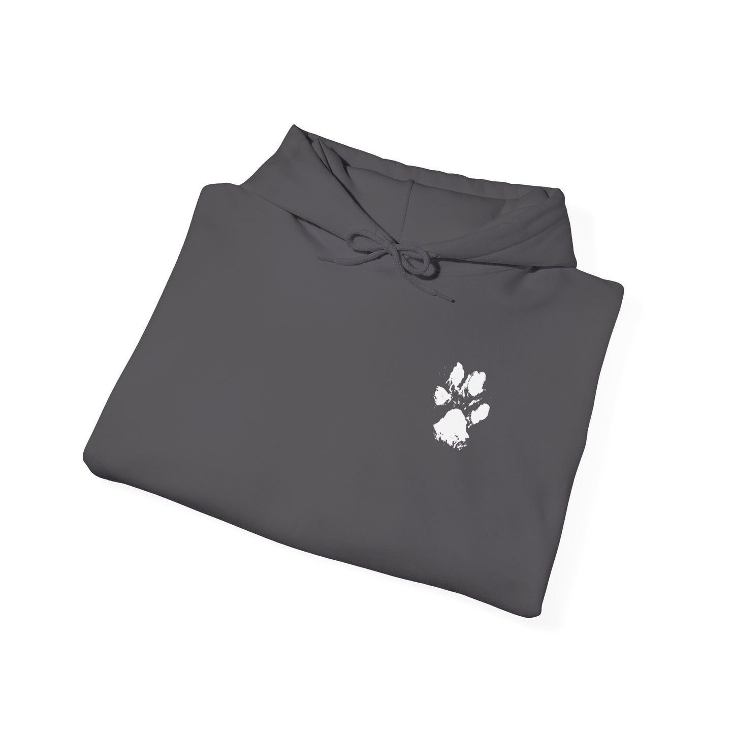 Paw Print & Sunflower Unisex Hoodie – Cozy Pet Lover Sweatshirt