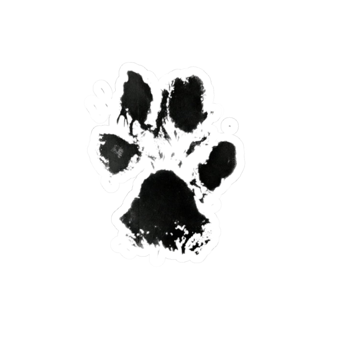 Paw Print Kiss-Cut Stickers