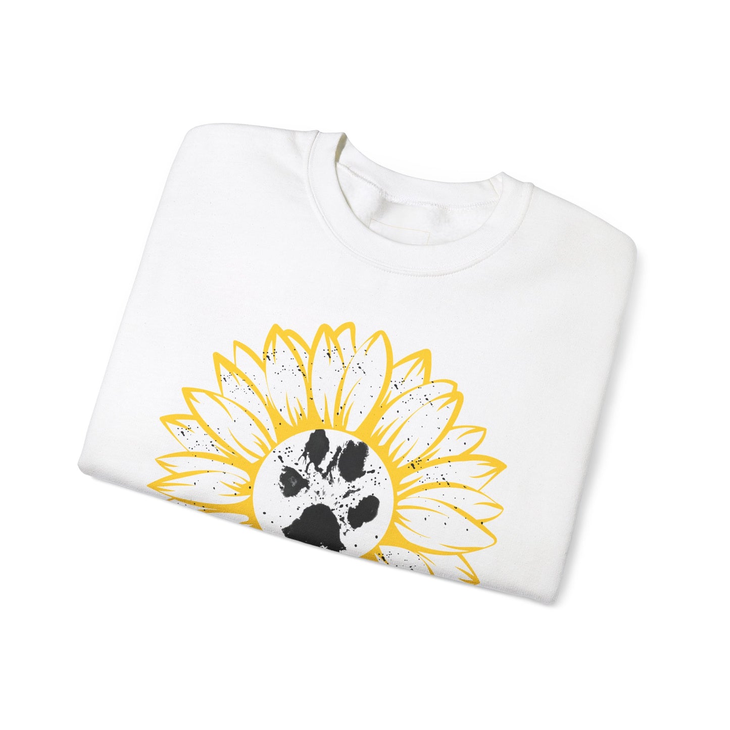 Sunflower Paw Print Sweatshirt