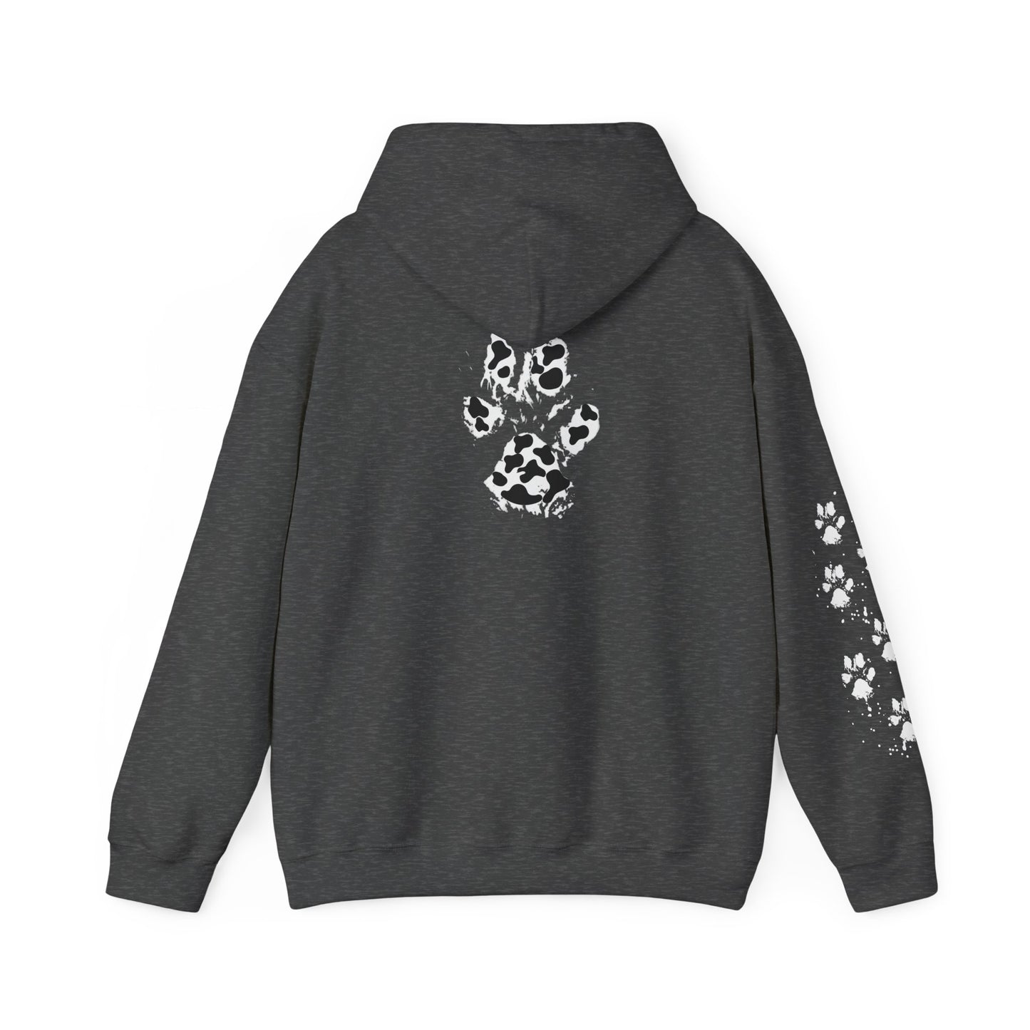 Cow Print Hooded Sweatshirt