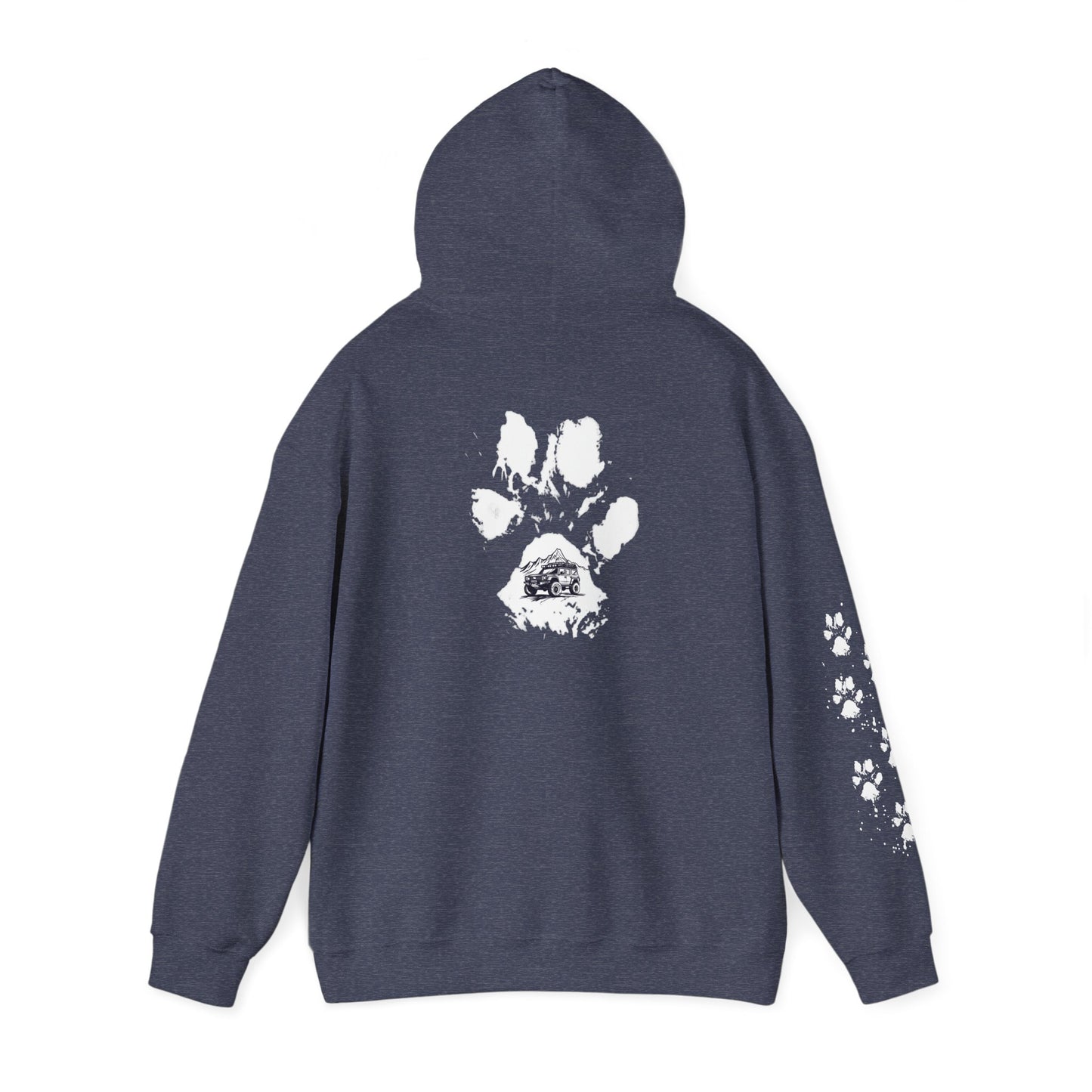 Jeep Paw Print Hoodie Sweatshirt