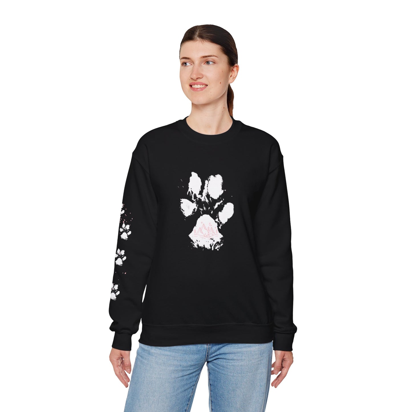 Mountain Paw Print Sweatshirt