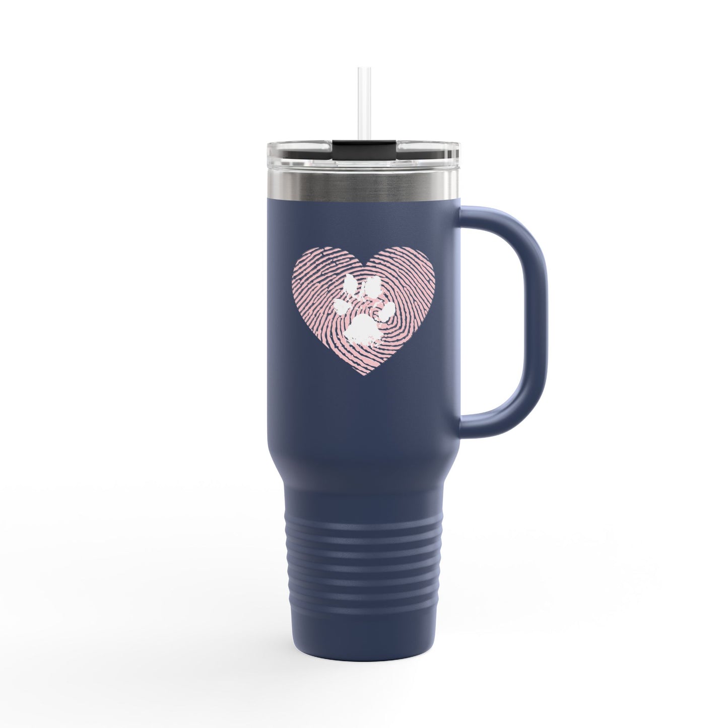 Heartfelt Insulated Travel Mug - 40oz Love Design