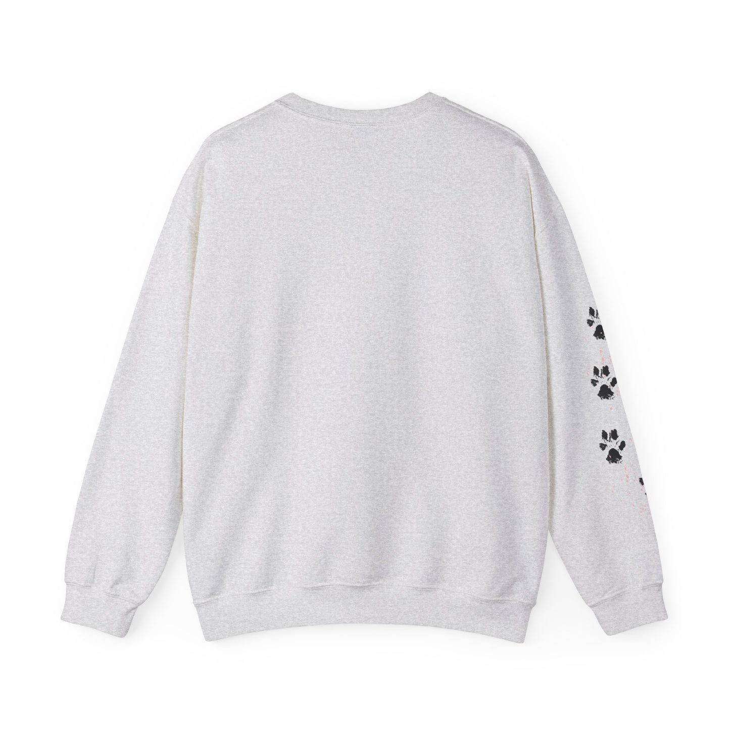 Leopard Print Paw Print Sweatshirt for Animal Lovers