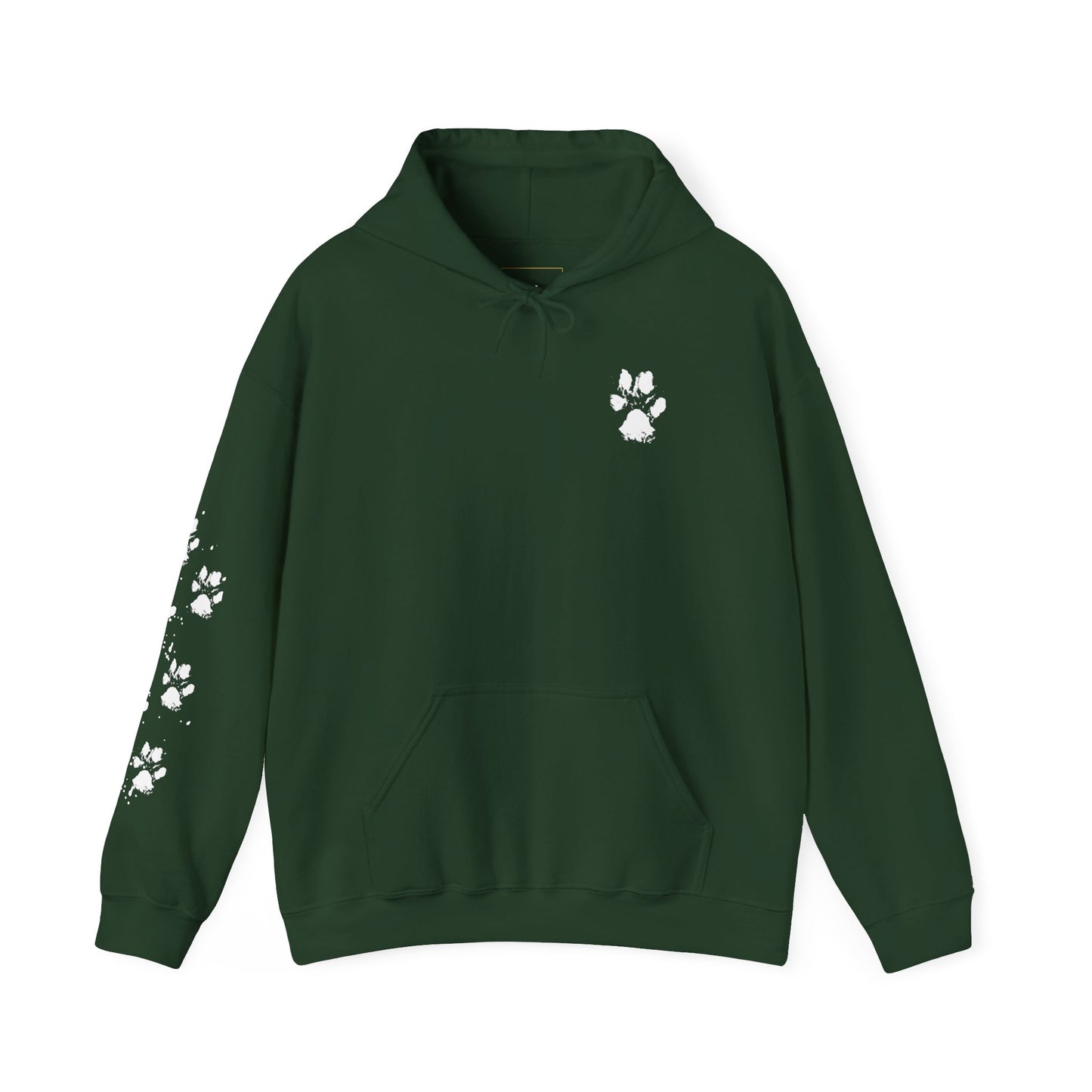 Paw Print Unisex Heavy Blend Hoodie | Cozy Pet Lover Sweatshirt