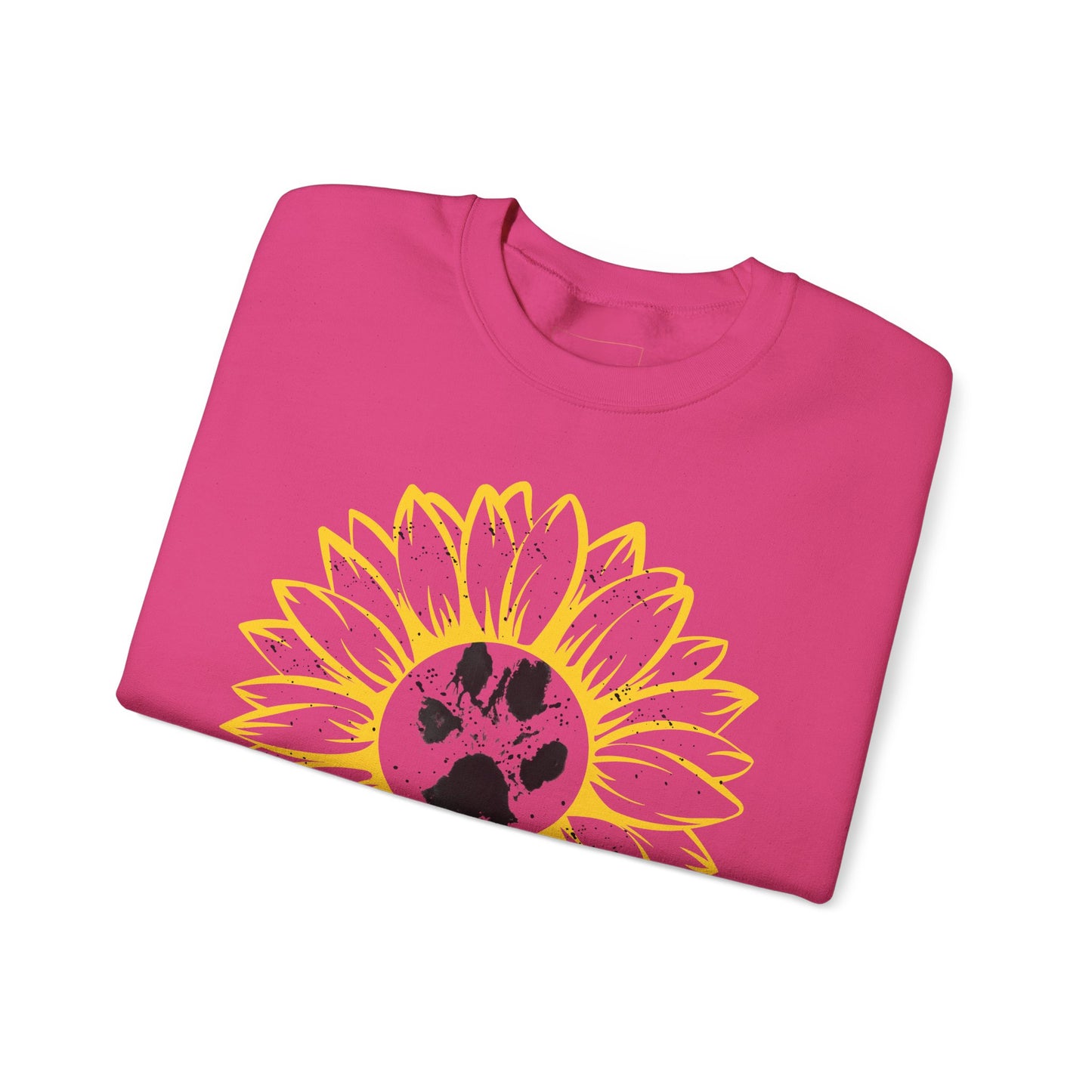 Sunflower Paw Print Sweatshirt