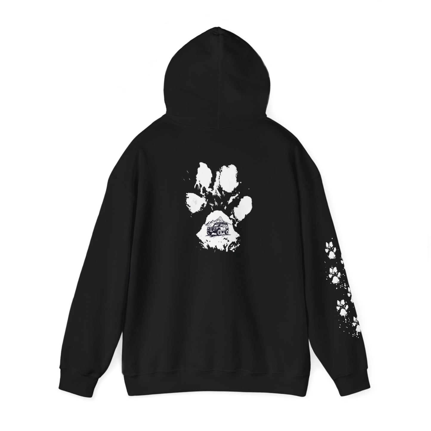 Jeep Paw Print Hoodie Sweatshirt