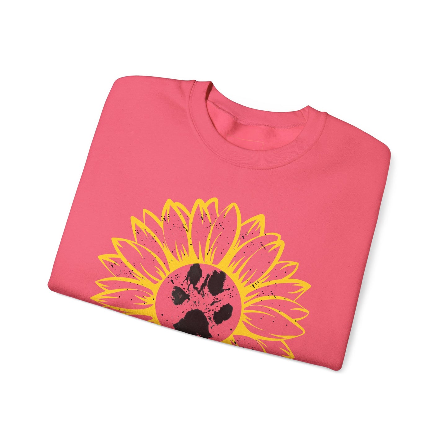 Sunflower Paw Print Sweatshirt