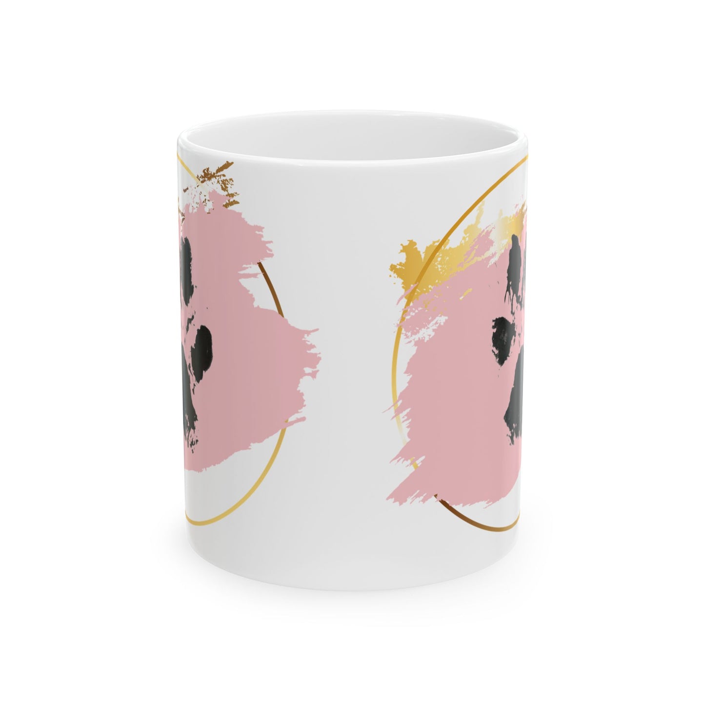 Elegant Abstract Art Ceramic Mug - Perfect for Coffee Lovers