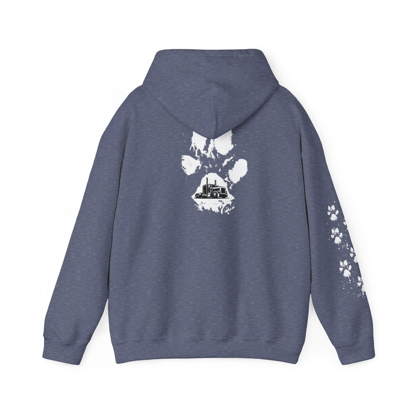 Trucker Paw Print Hoodie