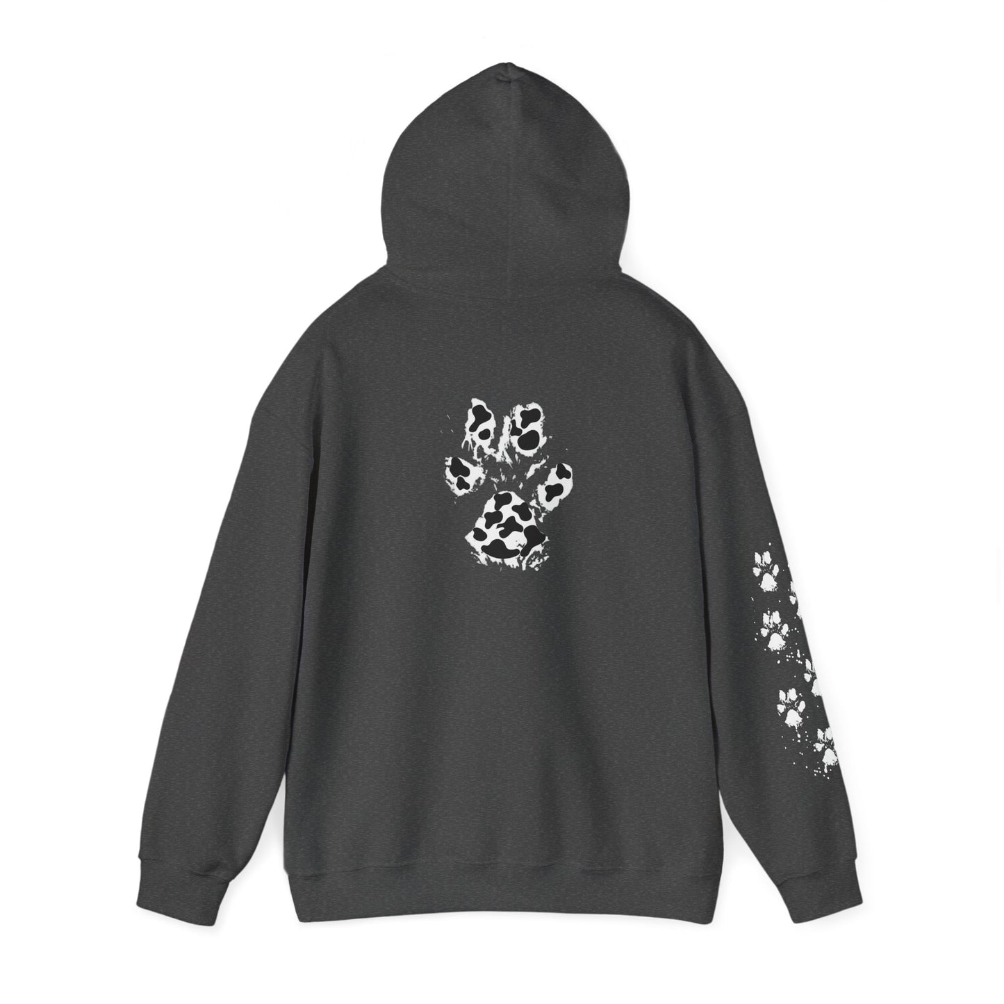 Cow Print Hooded Sweatshirt